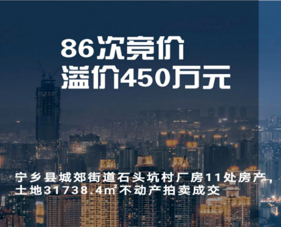 86次競價，溢價450萬元，工業(yè)用地拍賣爭奪現(xiàn)場！